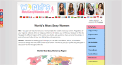 Desktop Screenshot of mostsexywomen.net